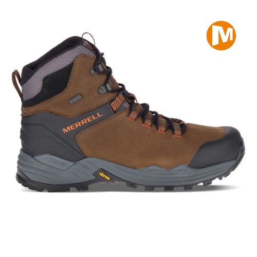 Pánské Trekové Boty Merrell Phaserbound 2 Tall Waterproof Hnědé (CZ. FXJTI)